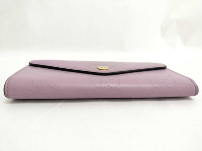 GUCCI Gucci Long Wallet Jumbo GG Pink Wallet
