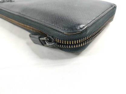 PRADA Long Wallet Porter Leather Wallet