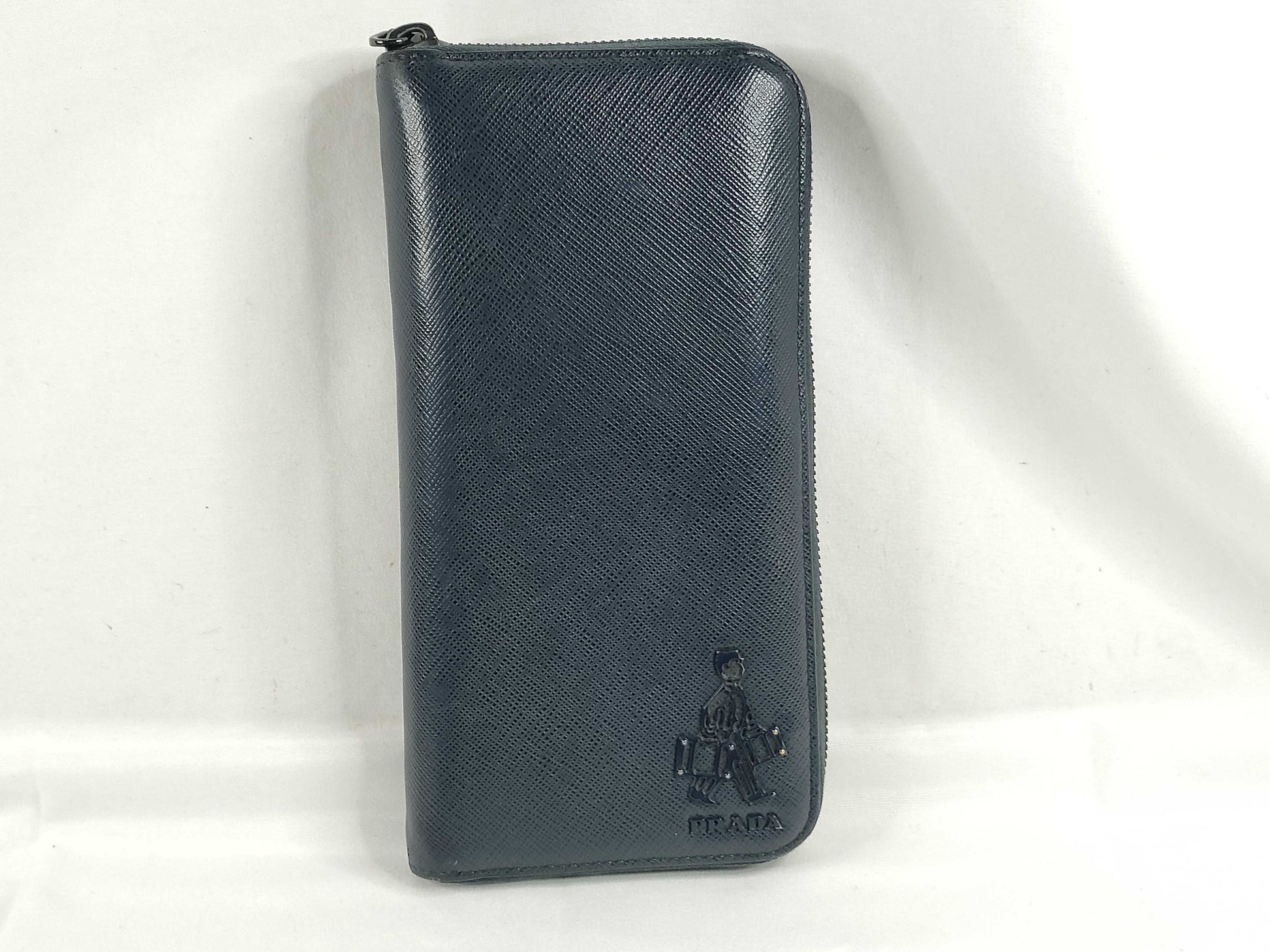 PRADA Long Wallet Porter Leather Wallet
