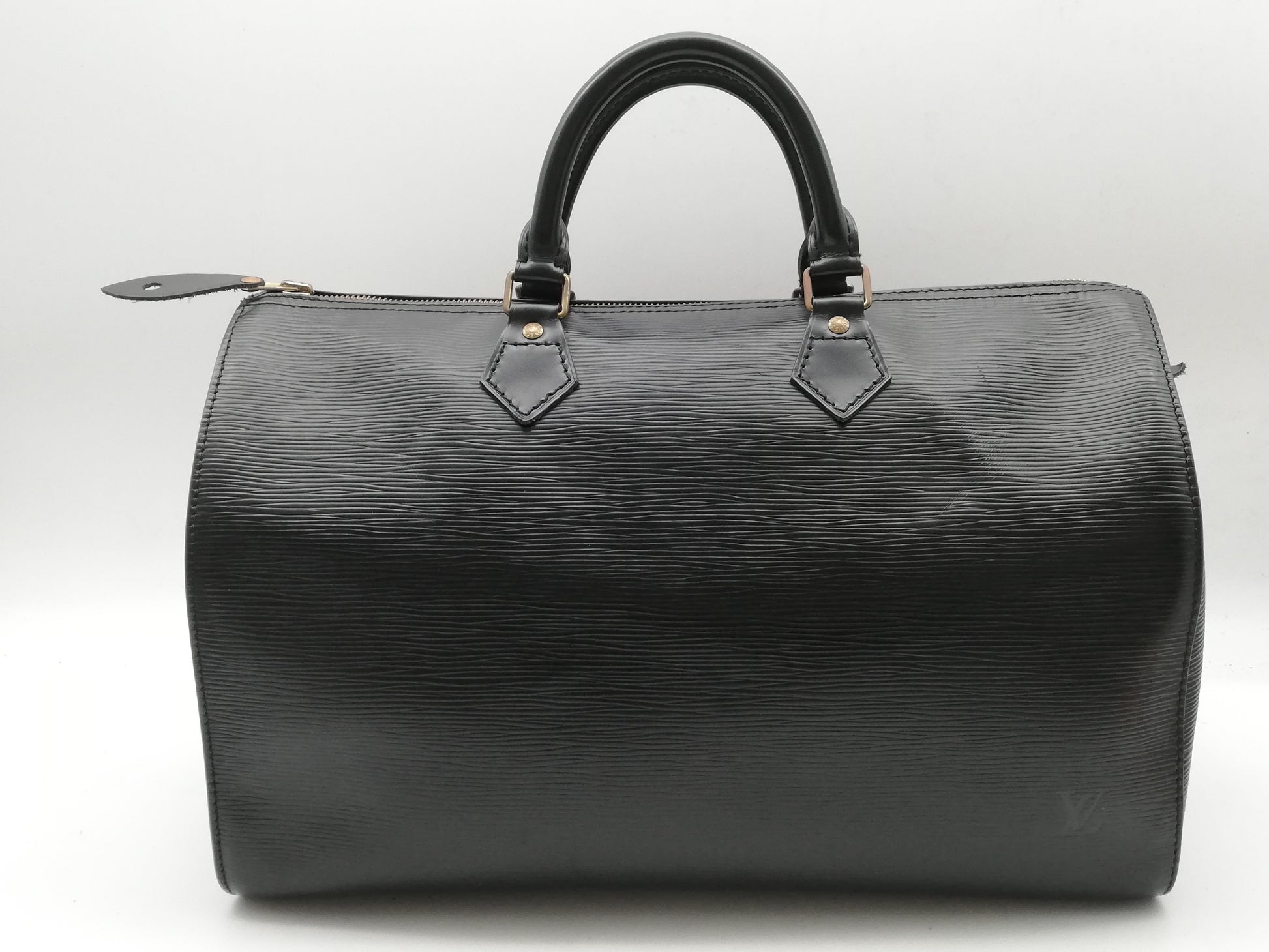 LOUIS VUITTON Epi Speedy 35 M42992 Noir Handbag