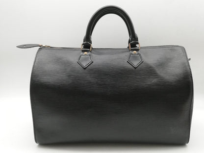LOUIS VUITTON Epi Speedy 35 M42992 Noir Handbag