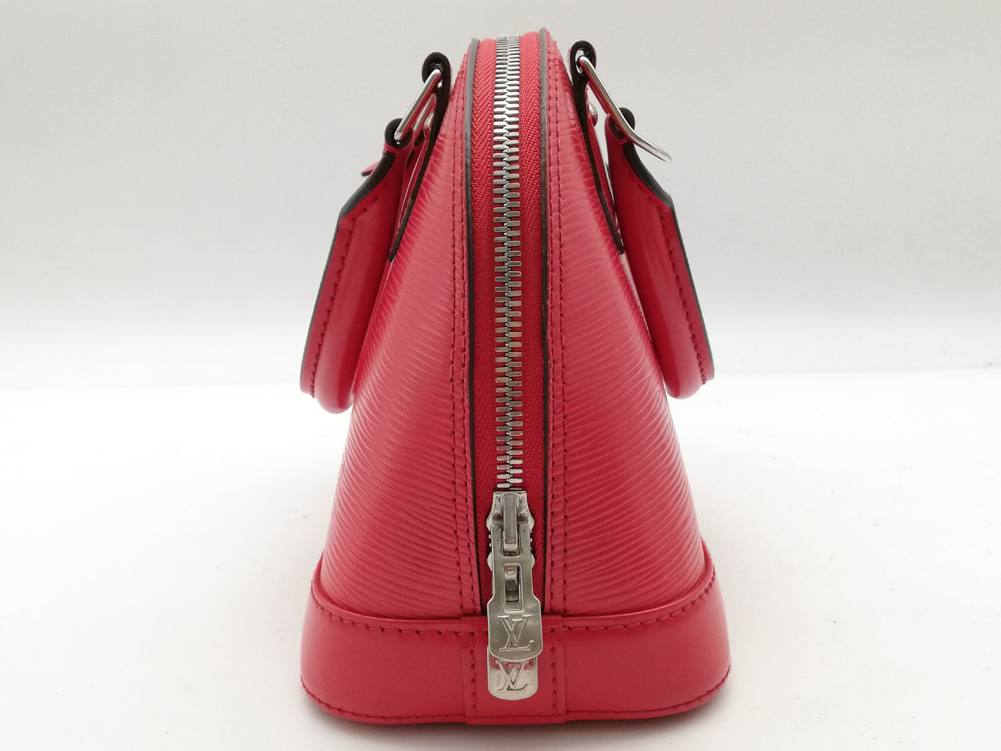 LOUIS VUITTON Epi Alma BB M41160 Shoulder Strap Crochet Padlock Handbag