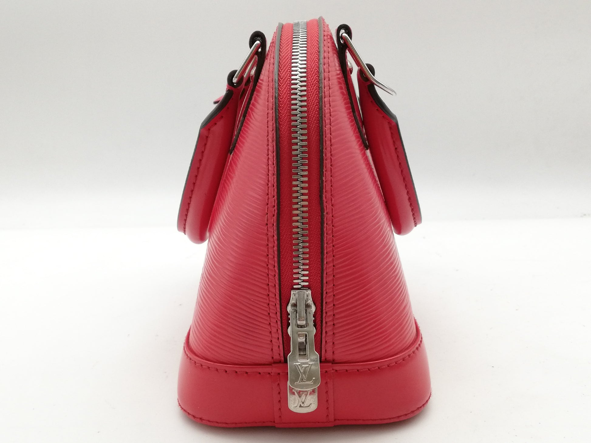 LOUIS VUITTON Epi Alma BB M41160 Shoulder Strap Crochet Padlock Handbag