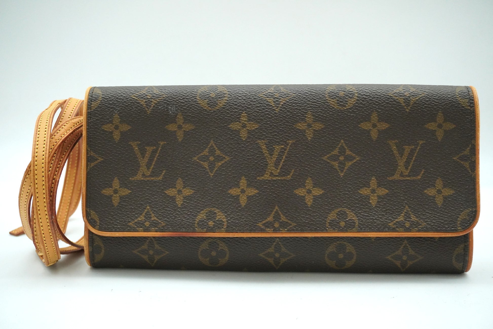 LOUIS VUITTON Monogram Pochette Twin GM M51852 Shoulder Bag