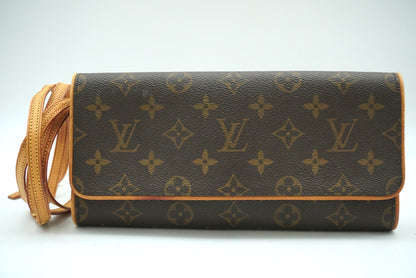 LOUIS VUITTON Monogram Pochette Twin GM M51852 Shoulder Bag