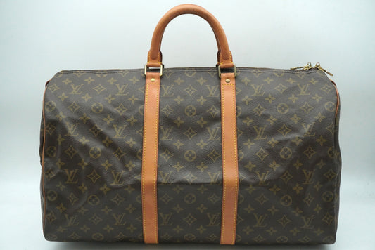 LOUIS VUITTON Monogram Keypol 50 M41416 Boston Bag