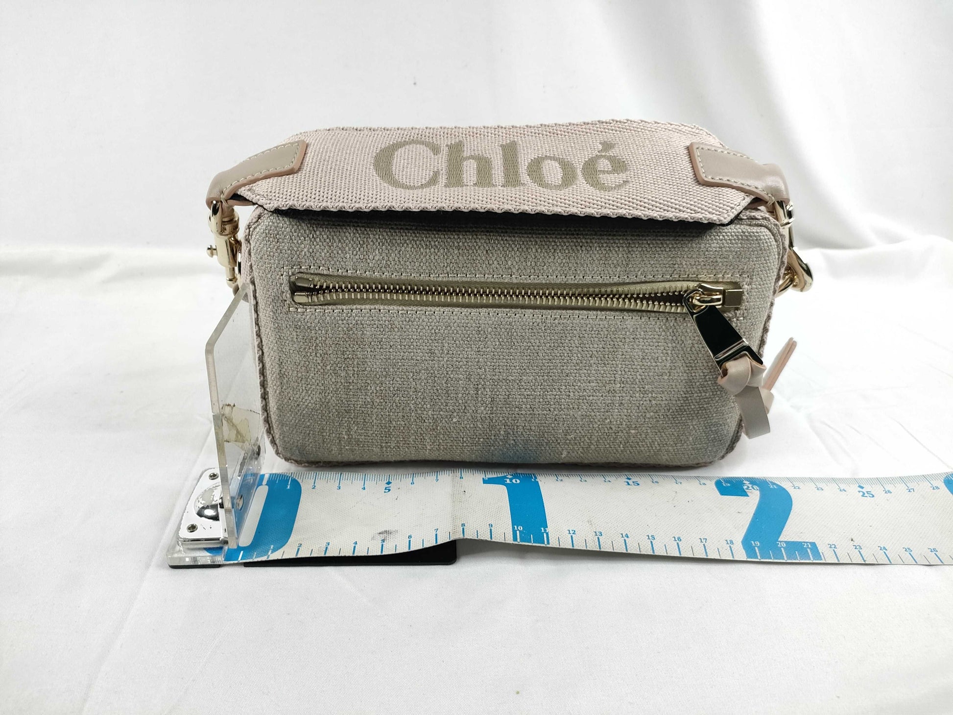 chloe Chloe Woody Belt Bag Belt Bag Body Bag Handbag Woody Canvas Pink Bag
