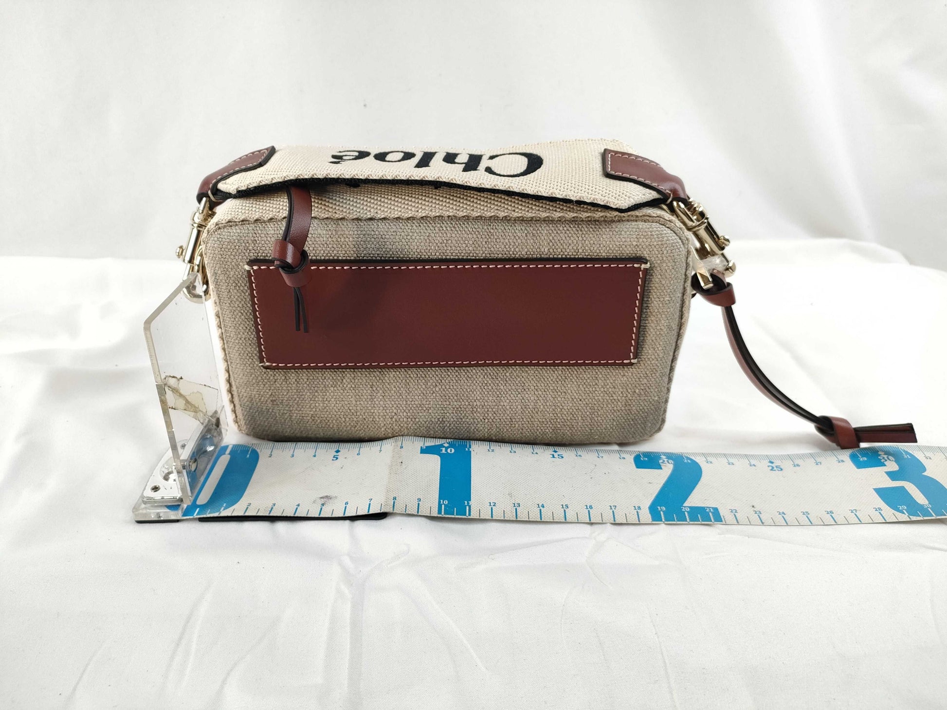 chloe Chloe Woody Belt Bag Belt Bag Body Bag Handbag Woody Canvas Brown Bag