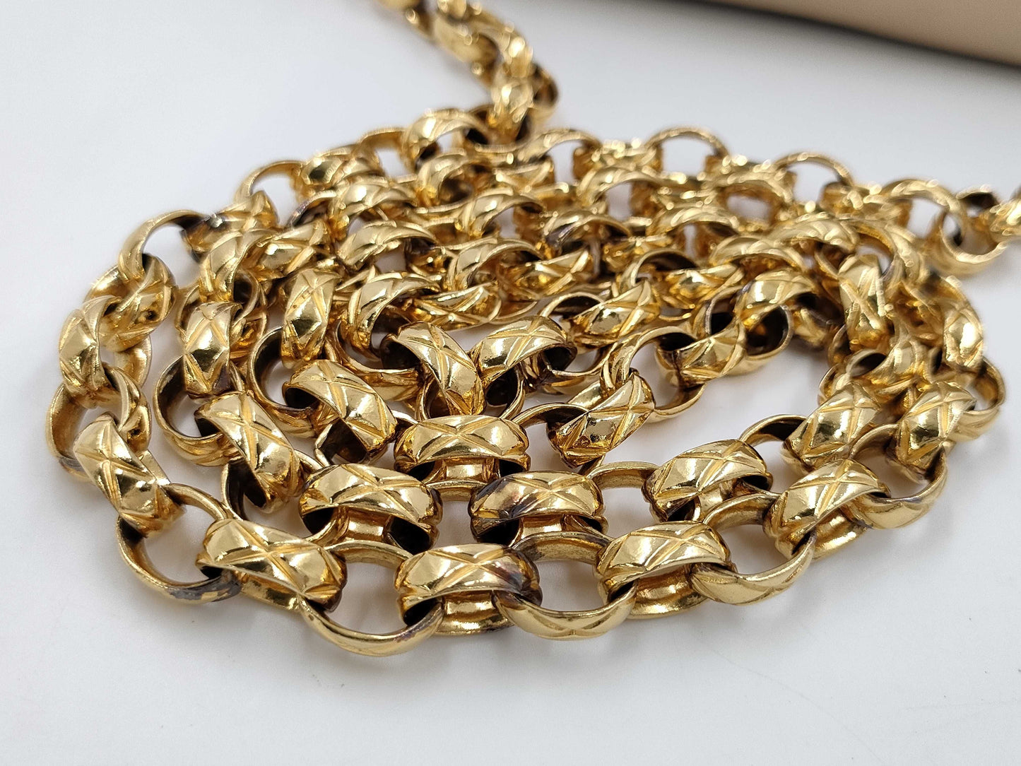 CHANEL Fringed Chain Shoulder Bag with Seal