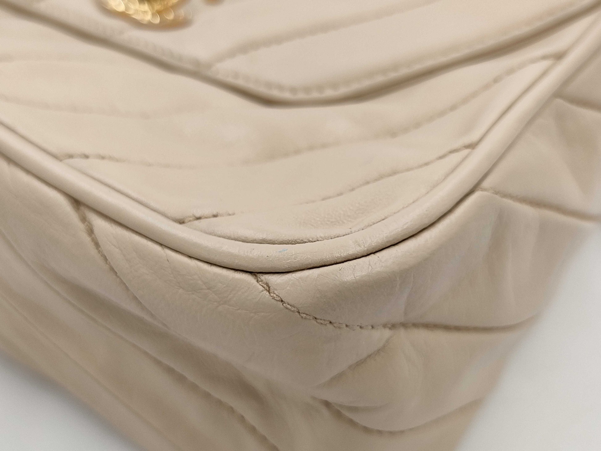 CHANEL Fringed Chain Shoulder Bag with Seal