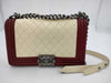 CHANEL Boy Chanel Matlasse Lamb Skin Bao Color Chain Shoulder Shoulder Bag