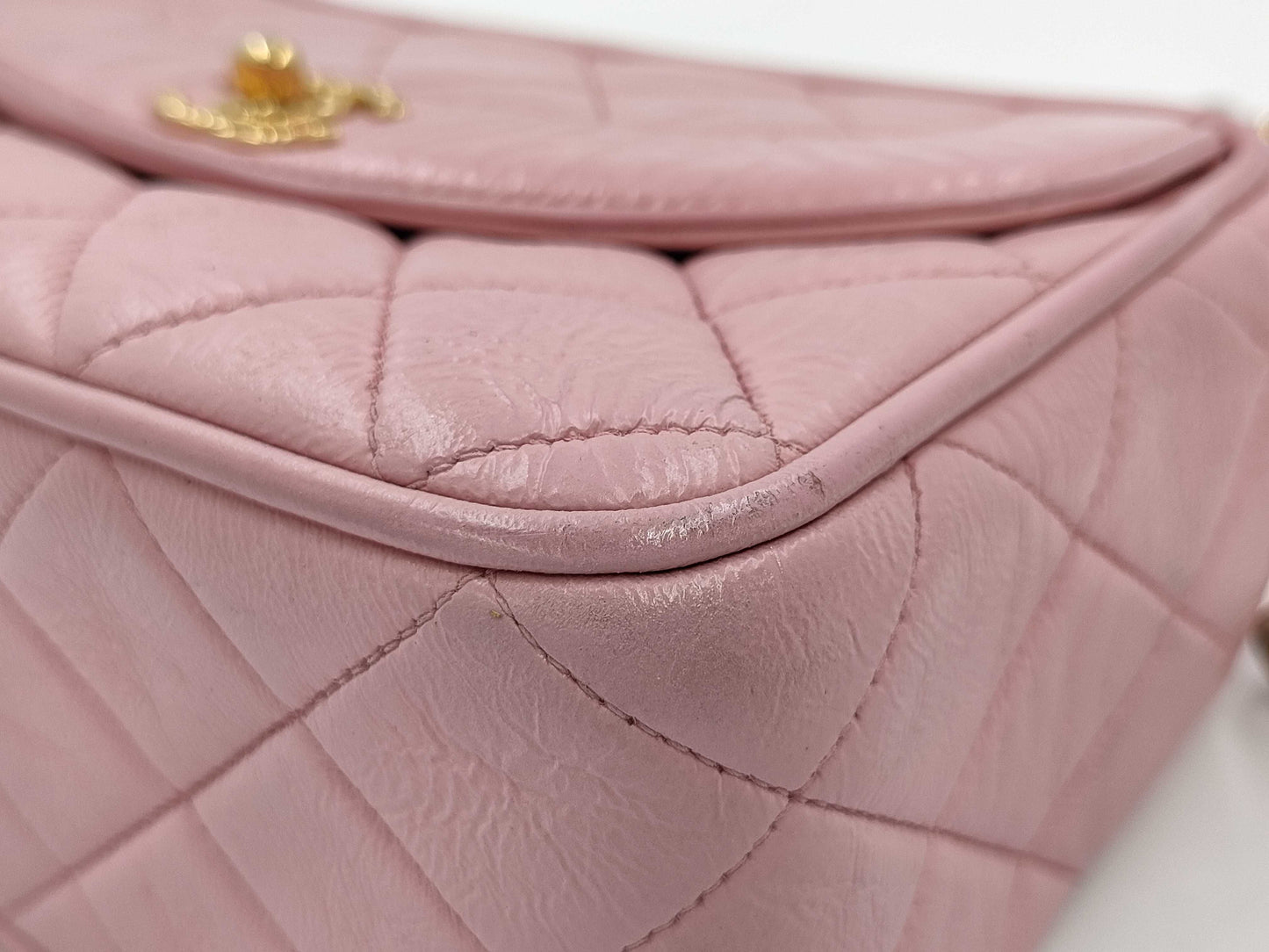 CHANEL Chain Shoulder Shoulder Bag with Fringe