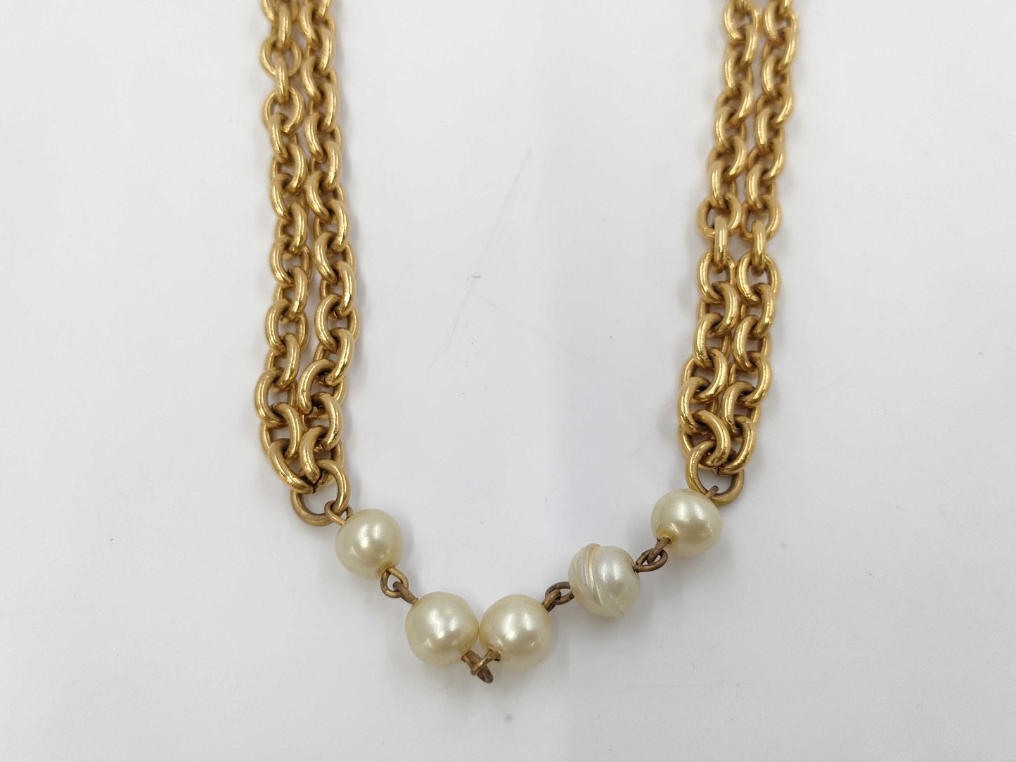 CHANEL Pearl Necklace Necklace