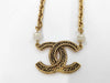 CHANEL Pearl Necklace Choker Necklace