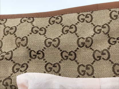 GUCCI GUCCI GG Canvas Jacket with Webstripe Belt 682302 42 Tagged Unused Jacket