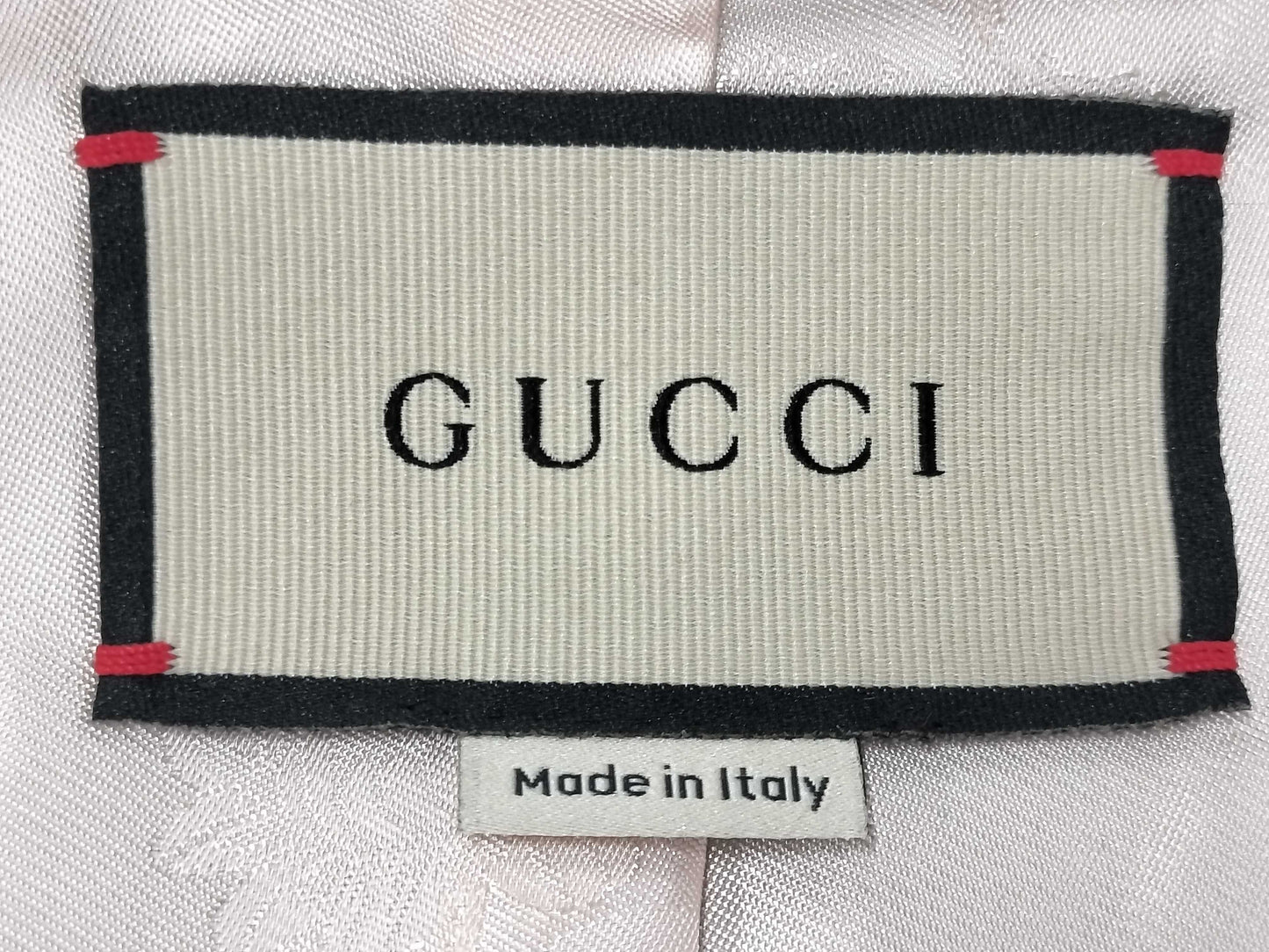 GUCCI GUCCI GG Canvas Jacket with Webstripe Belt 682302 42 Tagged Unused Jacket