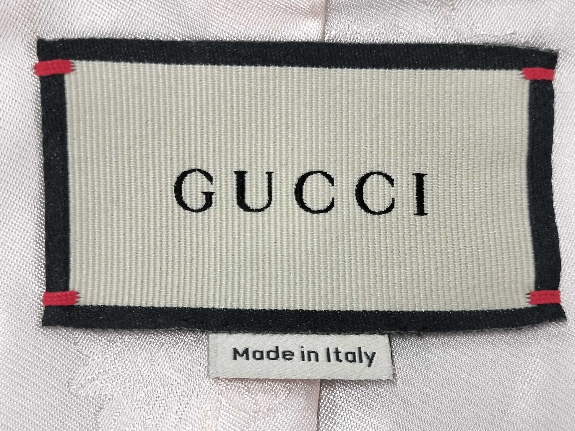 GUCCI GUCCI GG Canvas Jacket with Webstripe Belt 682302 42 Tagged Unused Jacket