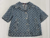 GUCCI GUCCI GG Jacquard Denim Top Size 40 788680 Tagged Unused Jacket