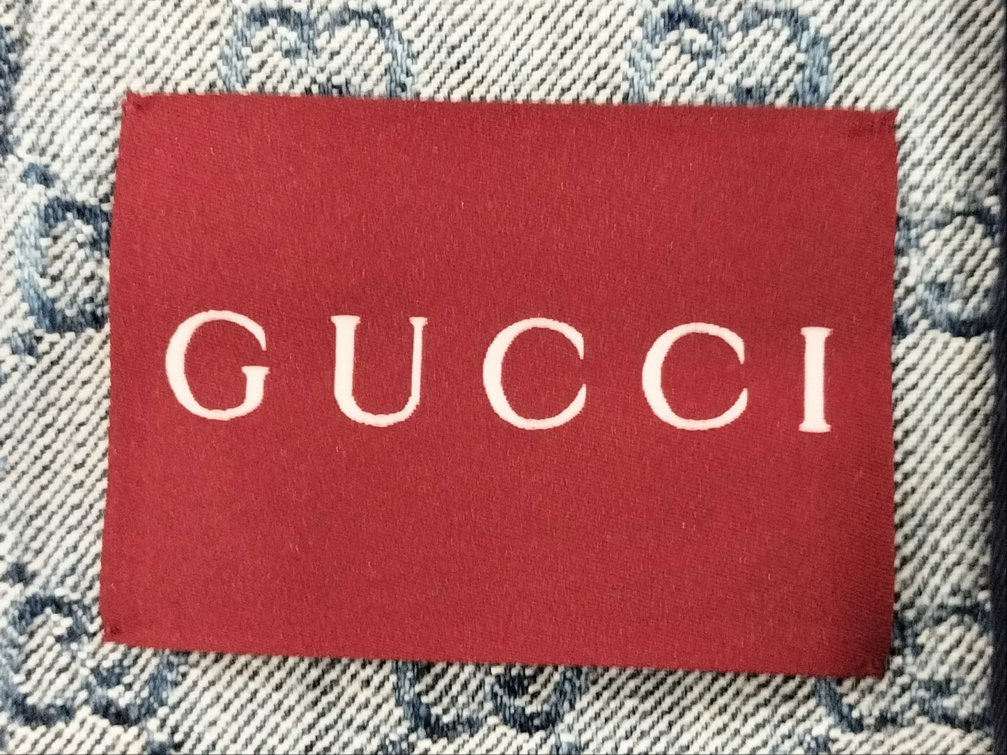 GUCCI GUCCI GG Jacquard Denim Top Size 40 788680 Tagged Unused Jacket