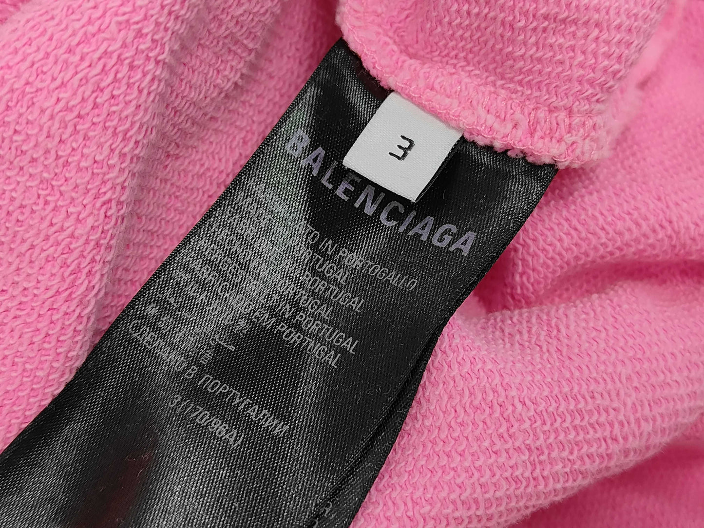 BALENCIAGA BALENCIAGA Adidas Logo Large Fit Pullover Hoodie 729322 Size 3 Tops