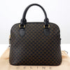 CELINE Macadam Brown Black Handbag