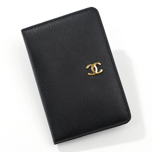 CHANEL Address Book Notebook Case with Seal with Box Notebook Cover