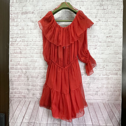 GUCCI Silk Chiffon Dress Dress 730915 Size 40 Dress Unused Dress