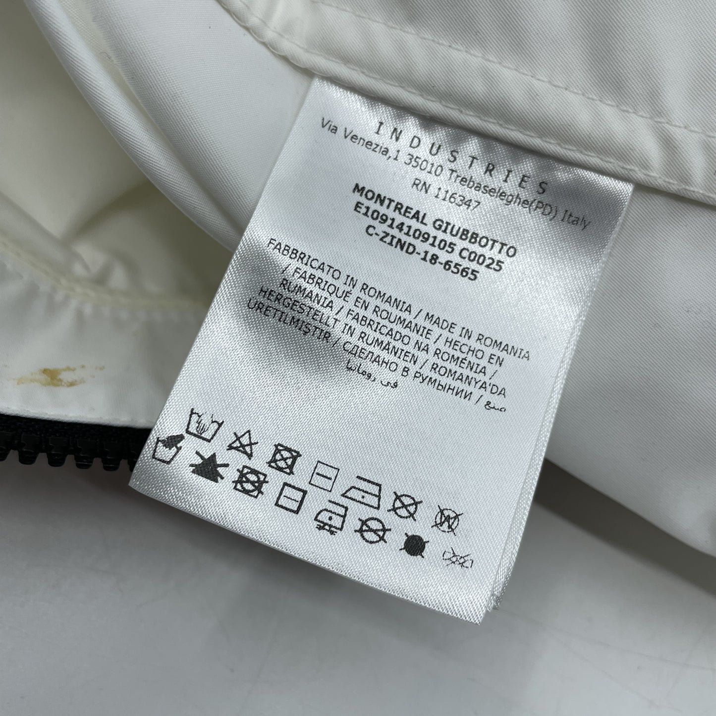 MONCLER MONTREAL Rubber Logo Nylon Zip Up Hoodie Size 1 e10914109105 Other Apparel