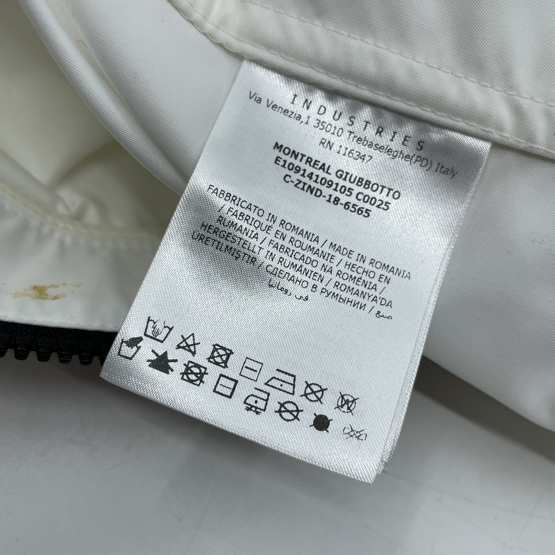 MONCLER MONTREAL Rubber Logo Nylon Zip Up Hoodie Size 1 e10914109105 Other Apparel