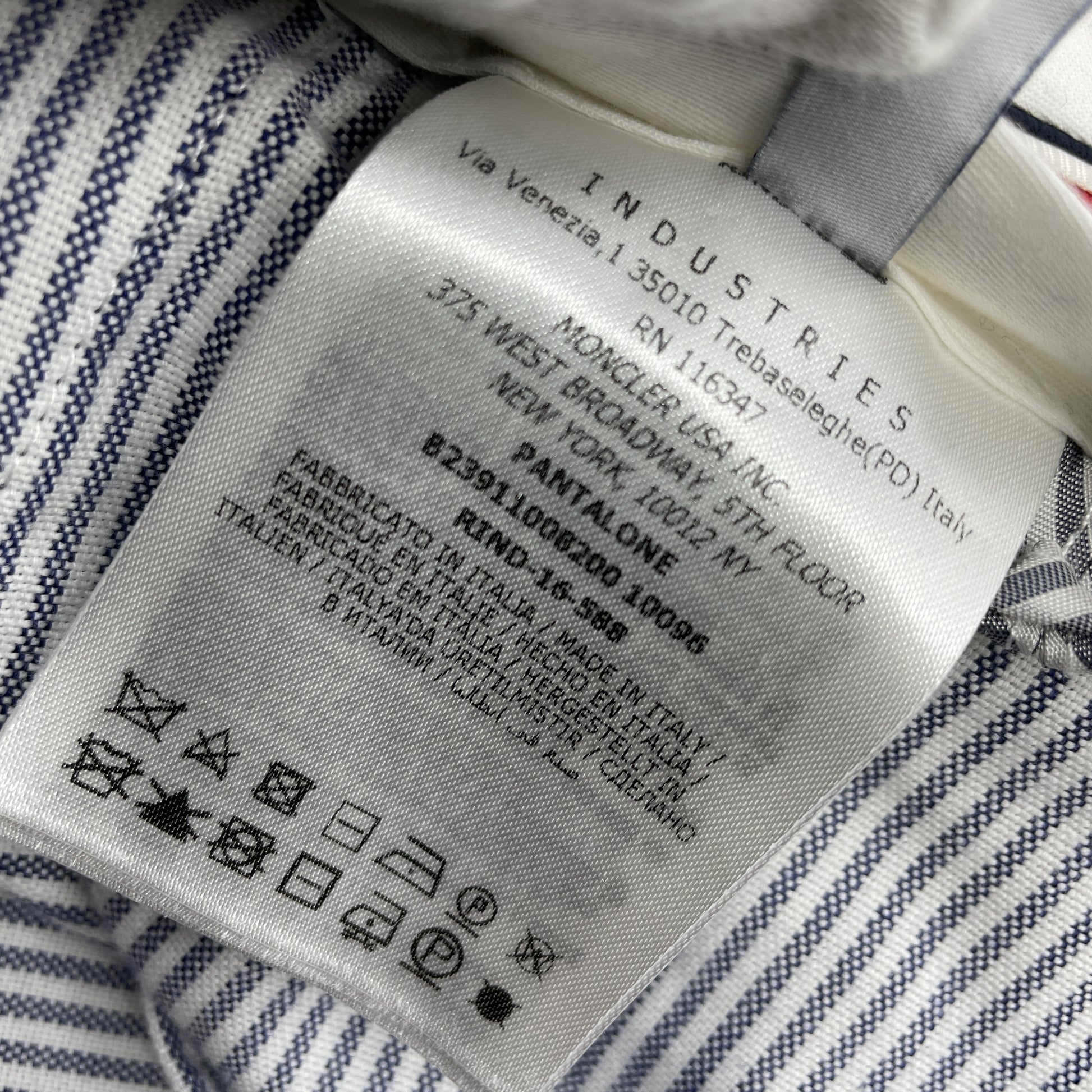 MONCLER GAMME BLEU Gum Blue 3 Pants Bottoms Pants