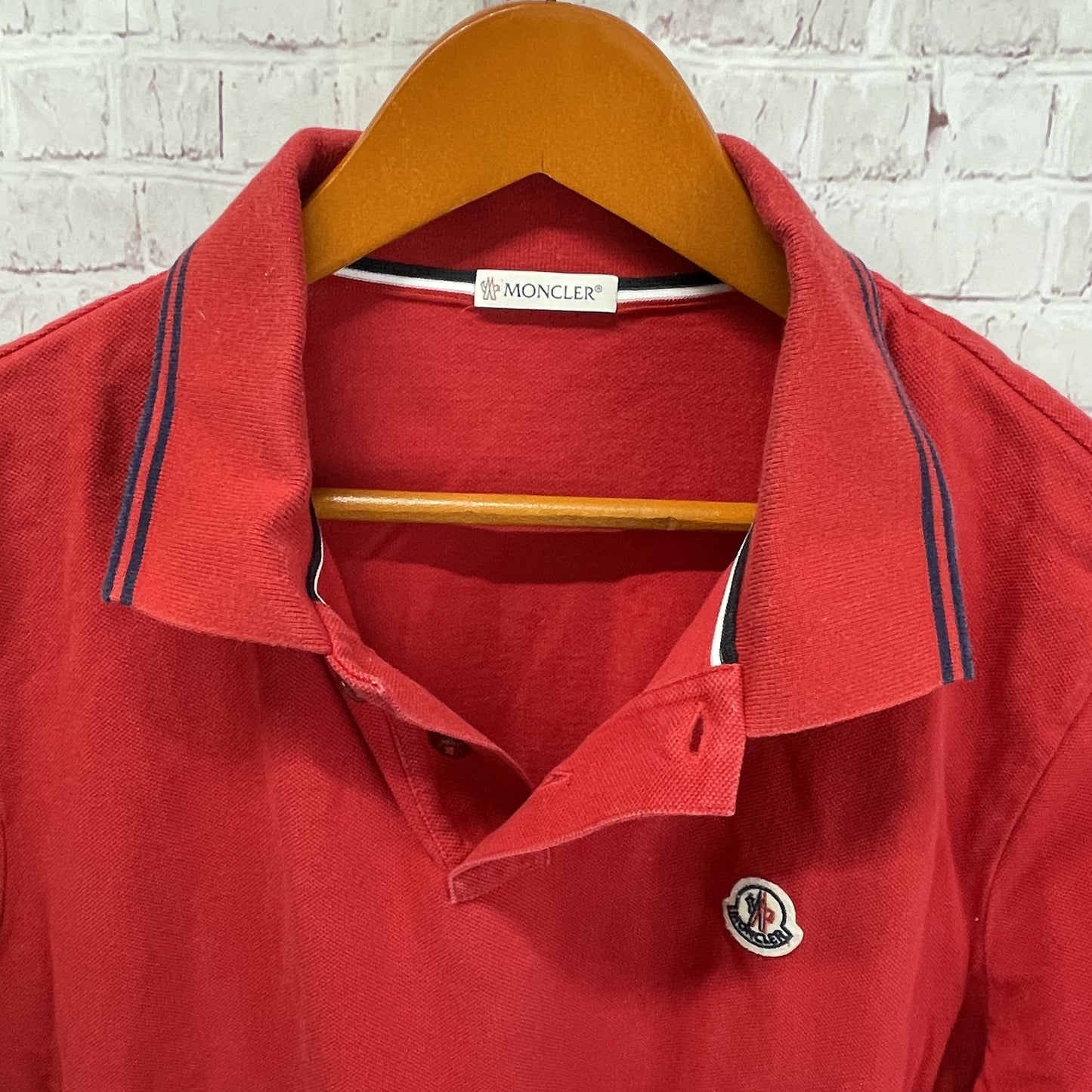 MONCLER Polo Shirt Size L Top