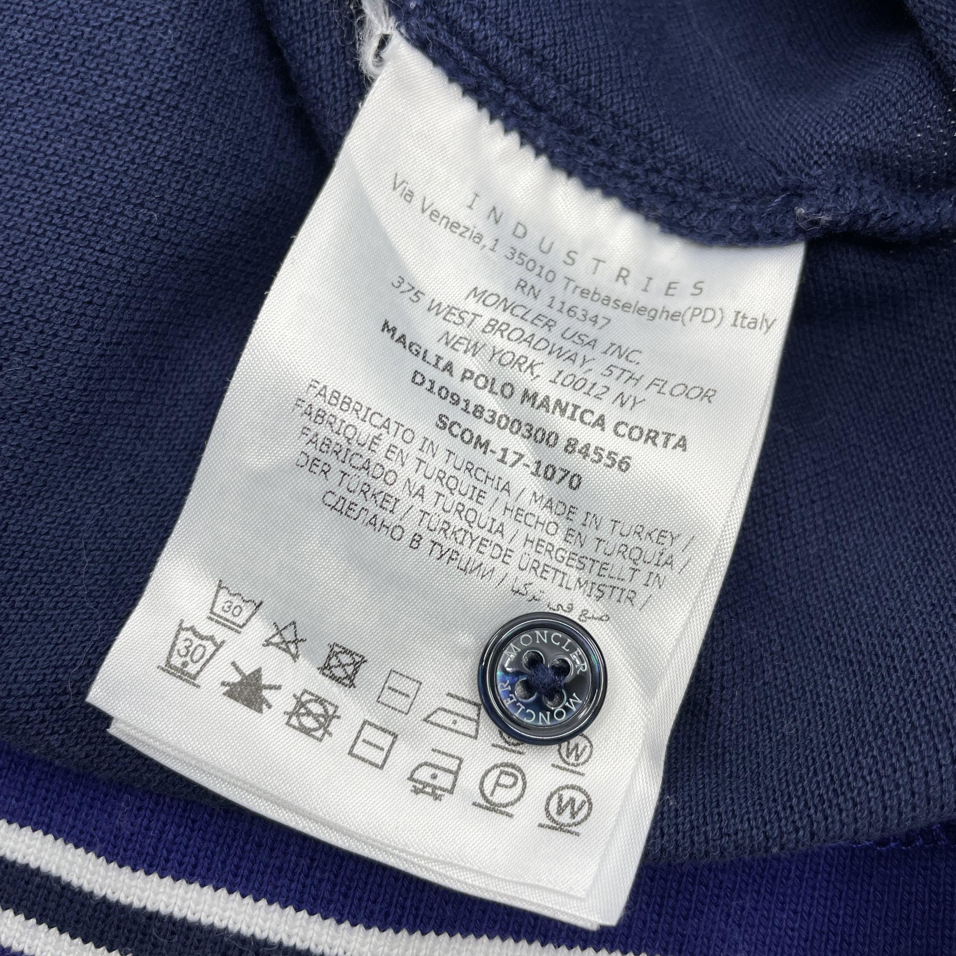 MONCLER Polo Shirt Size XL Top