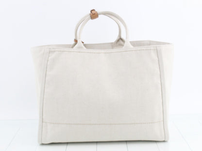 PRADA Sand Canvas Shopping Bag 1BG473 Tote Bag