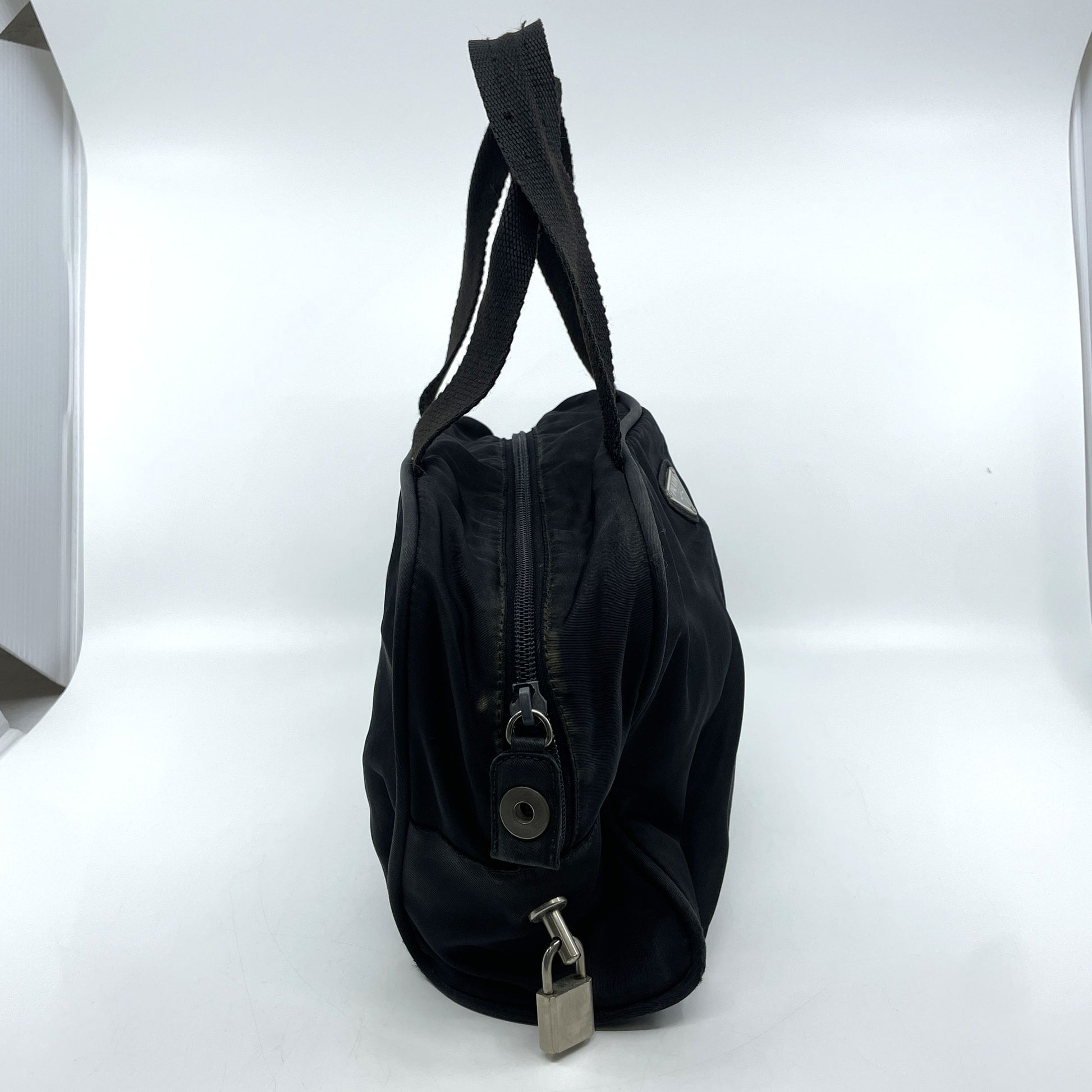 PRADA Tesuto Nylon Black Handbag