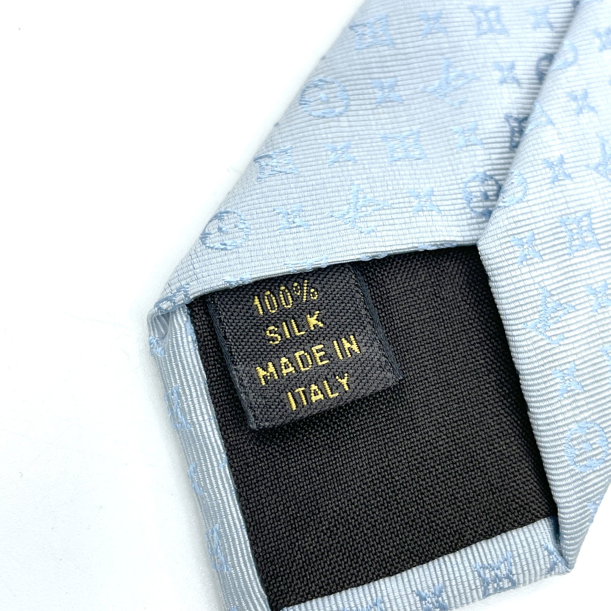 LOUIS VUITTON Monogram Silk Tie