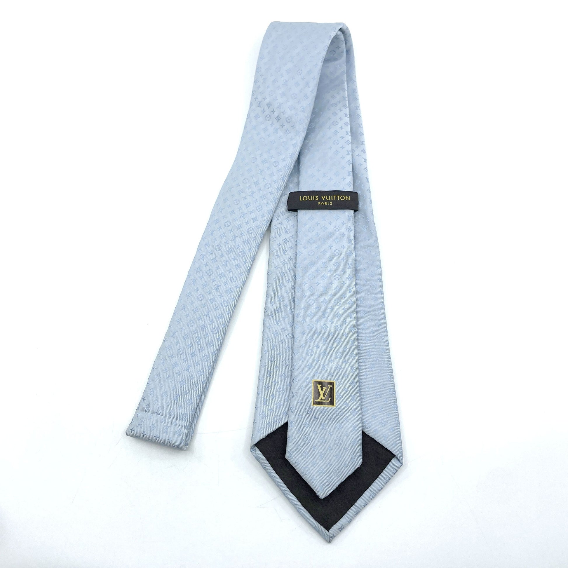 LOUIS VUITTON Monogram Silk Tie