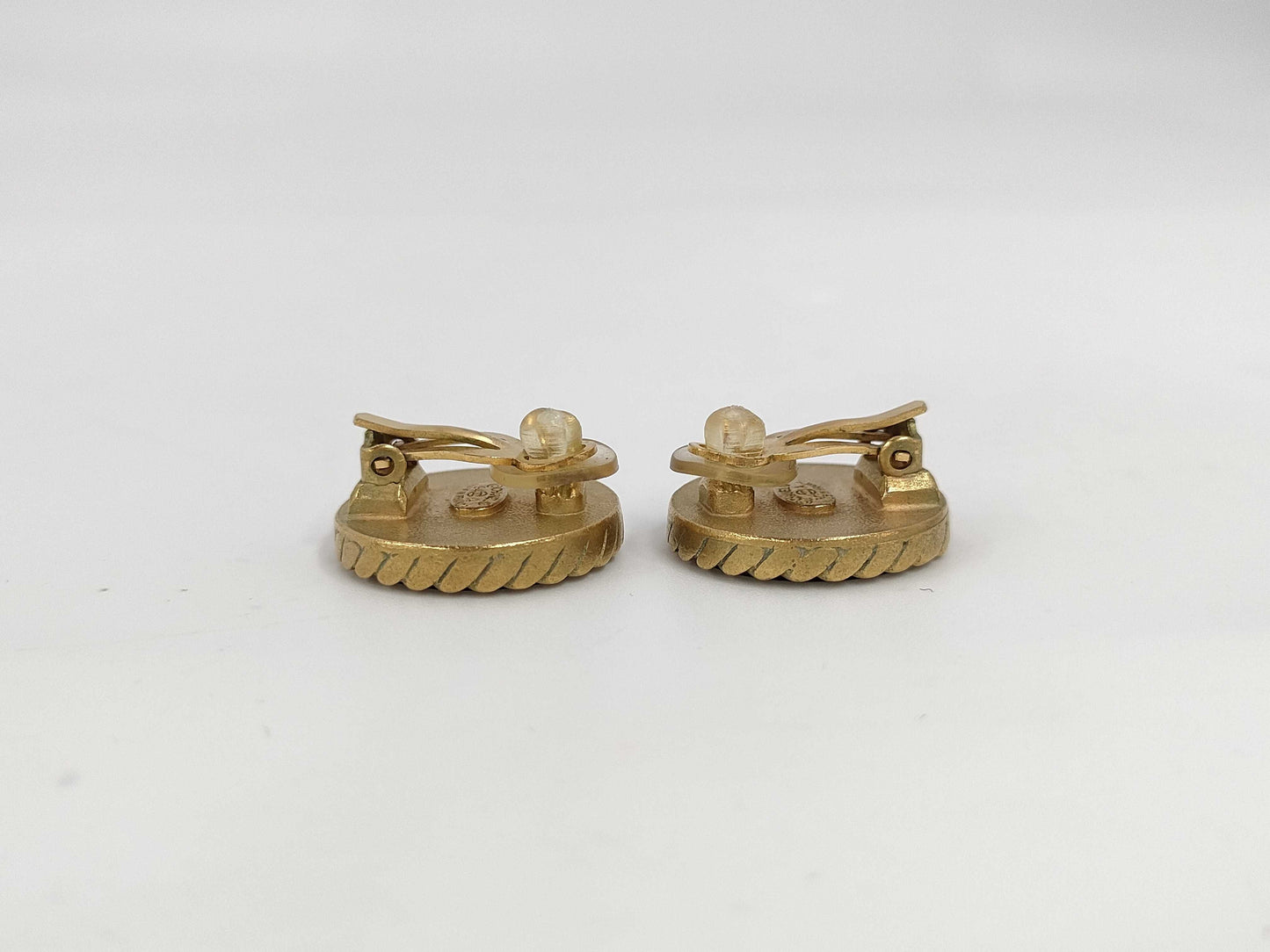 CHANEL Earrings Black Cocomark 94A Earrings