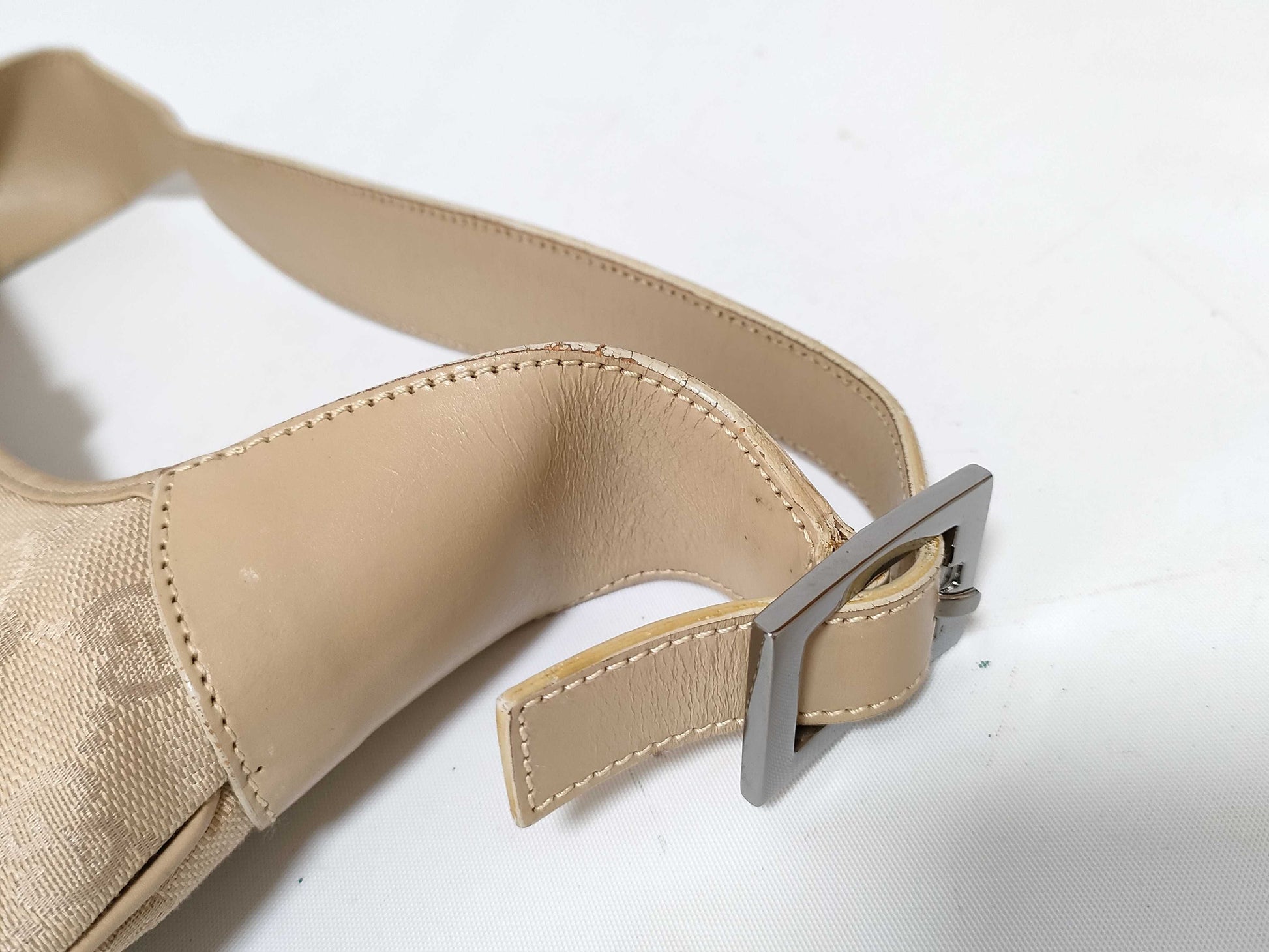 GUCCI GG Canvas Gucci Jackie One Shoulder Bag Brown Canvas x Leather Shoulder Bag