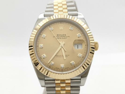 ROLEX 126333G 7Y64K824 Champagne Dial Jubilee Breath Men's Watch