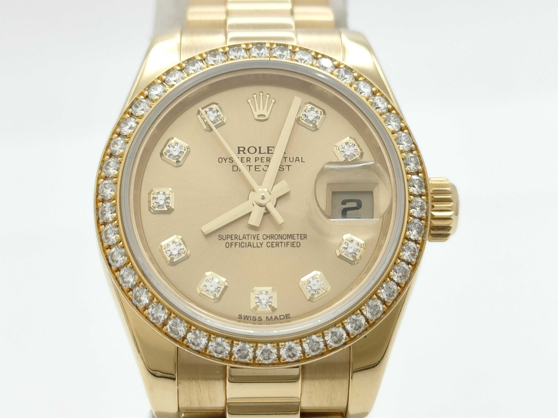 ROLEX 179138G RJ073139 K18 Women's Watch