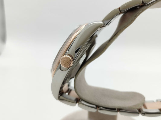 ROLEX 116201G V398386 Grey Dial Oyster Breath Men's Watch