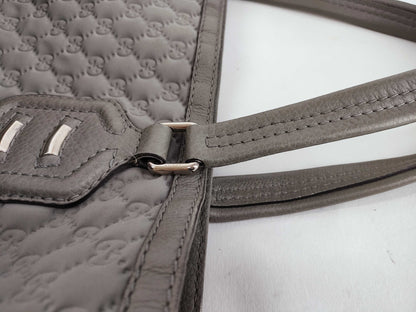 GUCCI GUCCI 241102 Neoprene Tote Bag Abby Grey Tote Bag