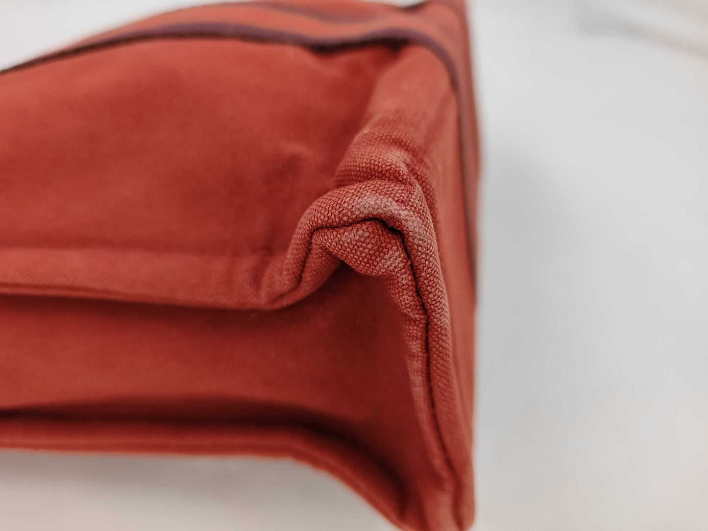 HERMES Fool-to-Tote PM Red 37366 Handbag