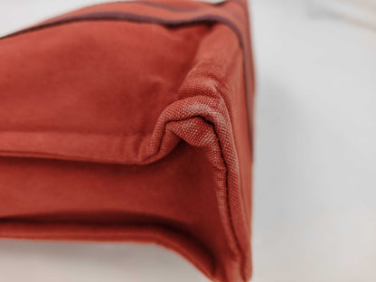 HERMES Fool-to-Tote PM Red 37366 Handbag