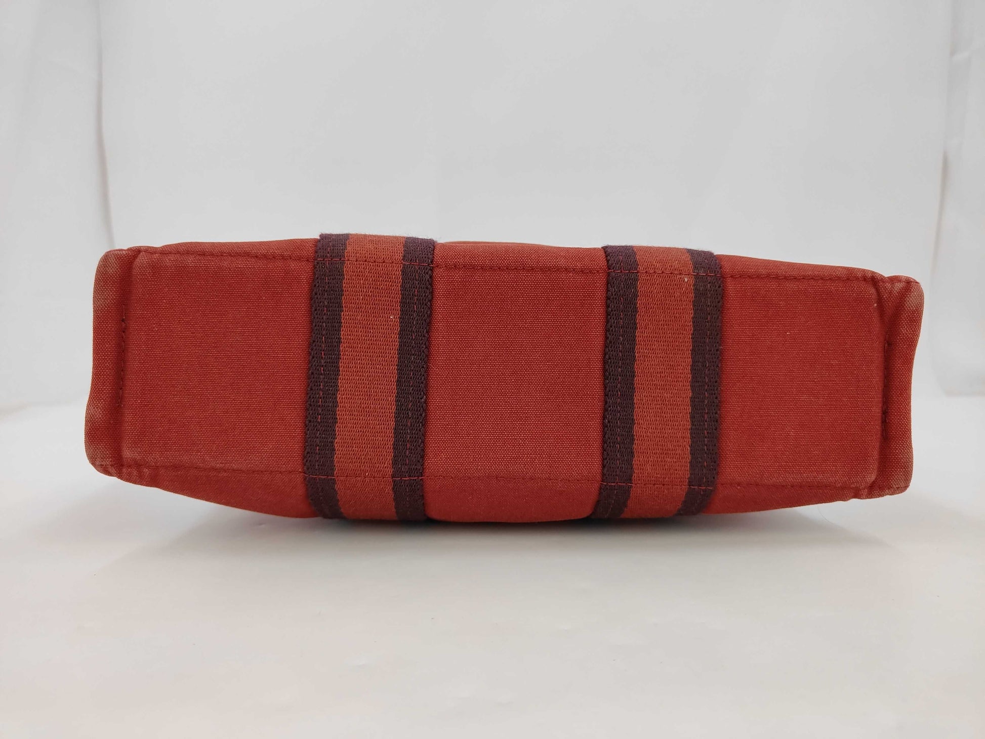 HERMES Fool-to-Tote PM Red 37366 Handbag