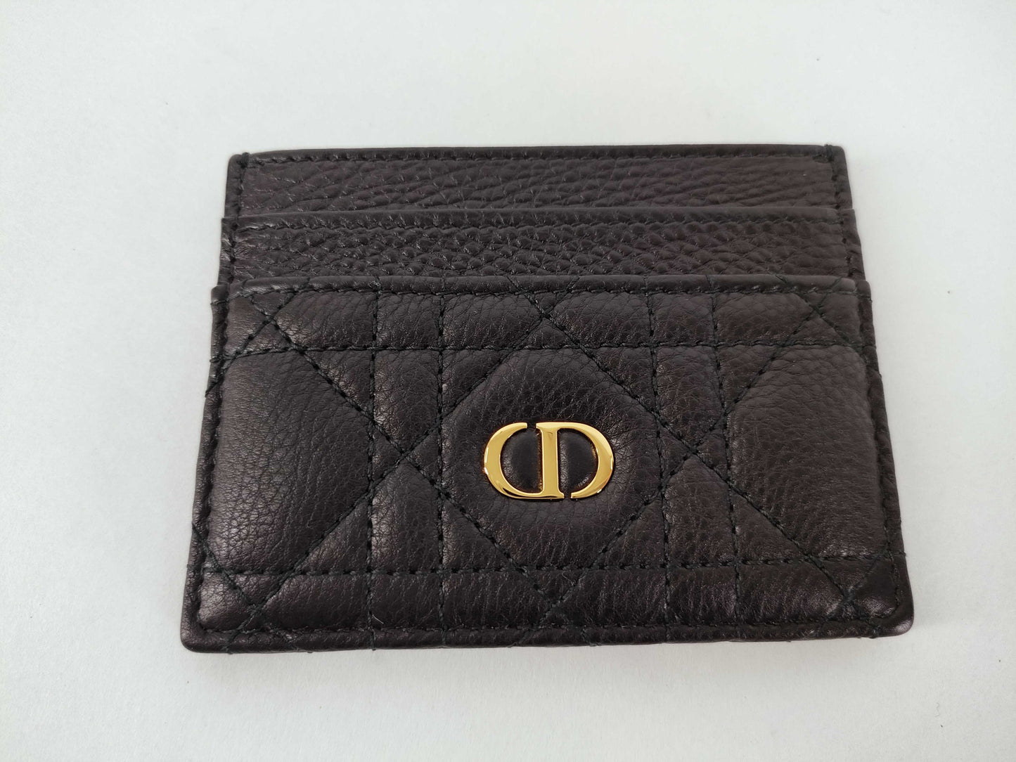 Dior Dior S5130UWHC Caro Frisia Card Holder Black Card Case, Pass Case, Business Card Holder