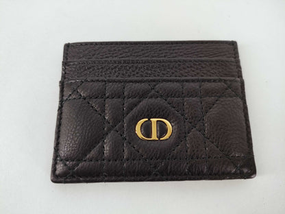 Dior Dior S5130UWHC Caro Frisia Card Holder Black Card Case, Pass Case, Business Card Holder