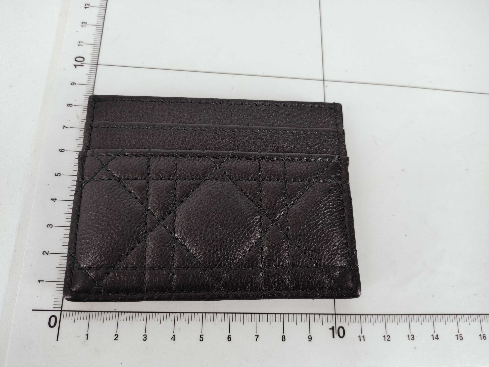 Dior Dior S5130UWHC Caro Frisia Card Holder Black Card Case, Pass Case, Business Card Holder
