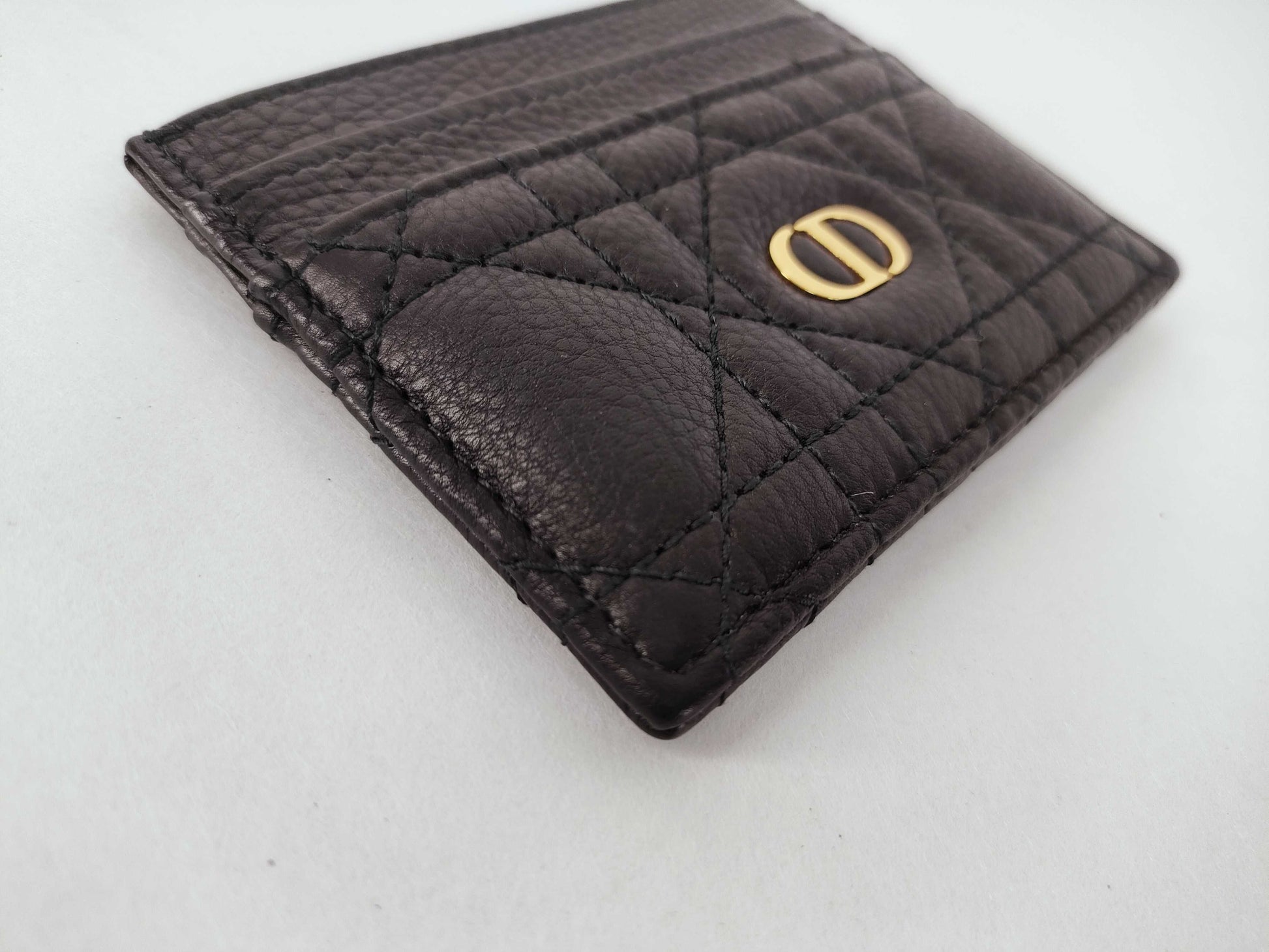 Dior Dior S5130UWHC Caro Frisia Card Holder Black Card Case, Pass Case, Business Card Holder
