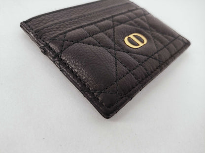 Dior Dior S5130UWHC Caro Frisia Card Holder Black Card Case, Pass Case, Business Card Holder